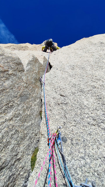 Vía Kohlmann, Aguille du Midi. Chamonix