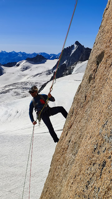 Vía Kohlmann, Aguille du Midi. Chamonix