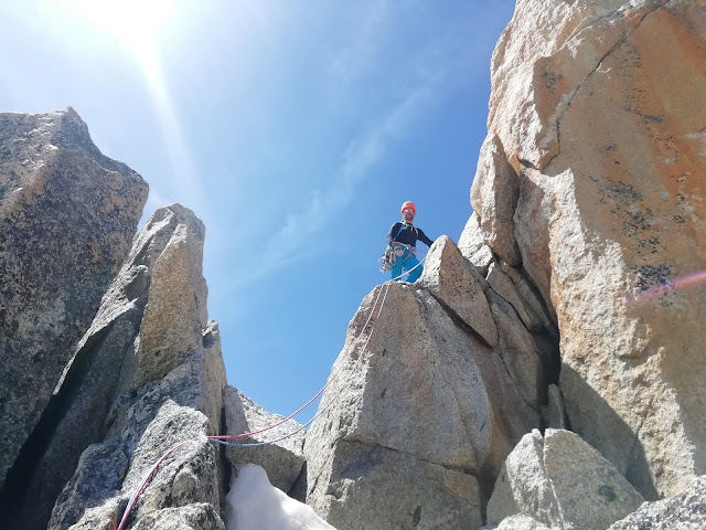 Vía Kohlmann, Aguille du Midi. Chamonix