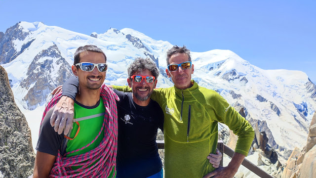 Vía Kohlmann, Aguille du Midi. Chamonix