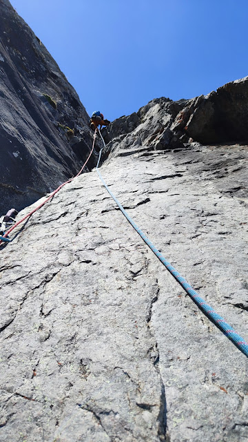 Ex-libris 200m 6b, Brevent.Chamonix