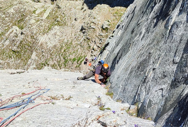 Ex-libris 200m 6b, Brevent.Chamonix