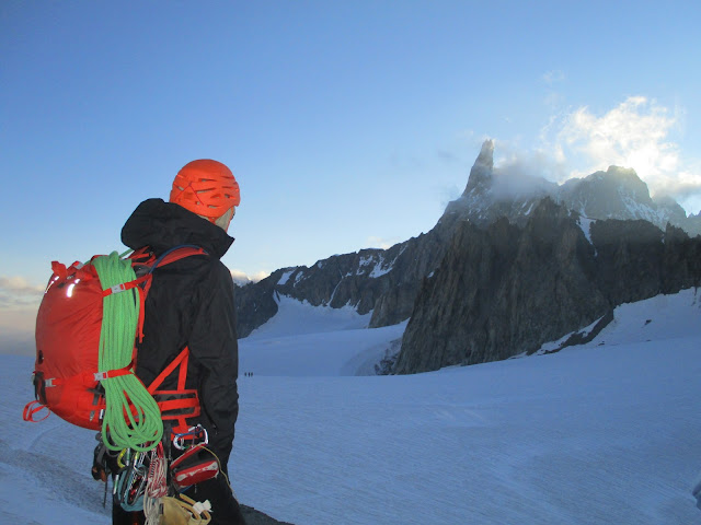Vía Contamine Punta Lachenal, MD+ 250m