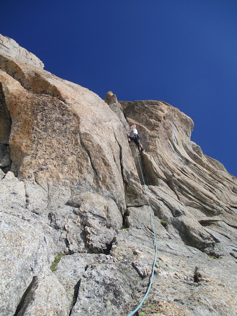 Vía Contamine Punta Lachenal, MD+ 250m