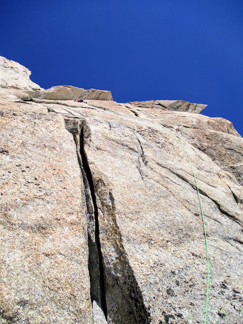 Vía Contamine Punta Lachenal, MD+ 250m