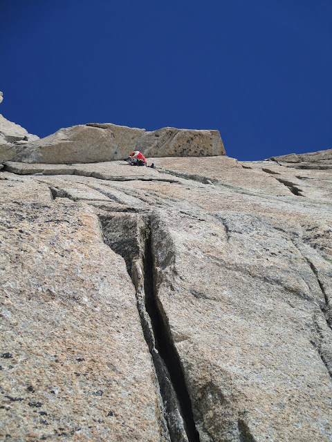 Vía Contamine Punta Lachenal, MD+ 250m