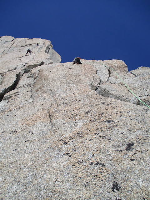 Vía Contamine Punta Lachenal, MD+ 250m