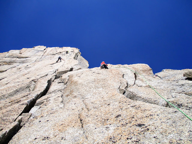 Vía Contamine Punta Lachenal, MD+ 250m