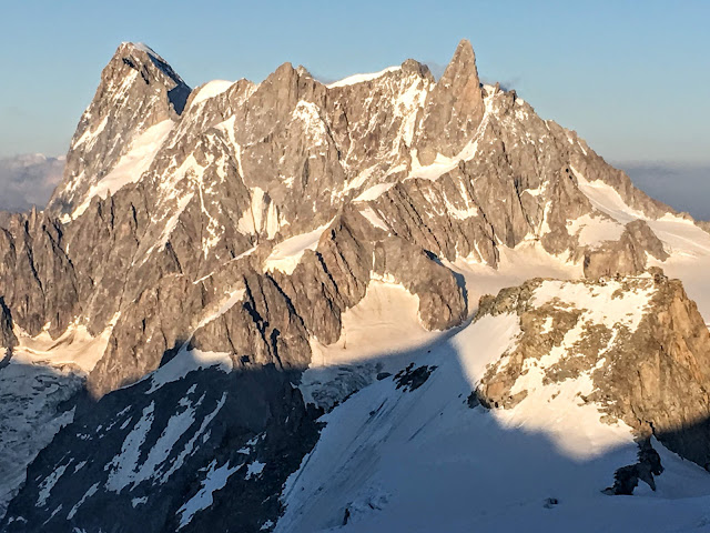 Vía Contamine Punta Lachenal, MD+ 250m