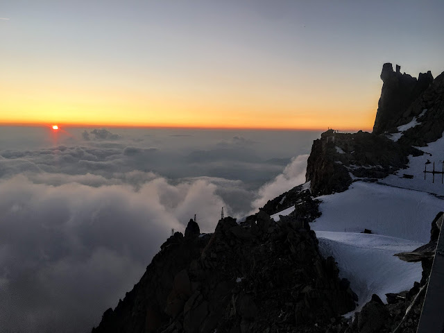 Vía Contamine Punta Lachenal, MD+ 250m