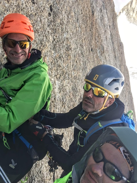 Vía Contamine Punta Lachenal, MD+ 250m