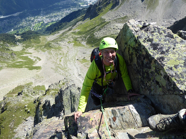 Guiada a la cresta del Index, la Flegere, Chamonix
