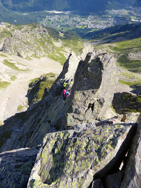 Guiada a la cresta del Index, la Flegere, Chamonix