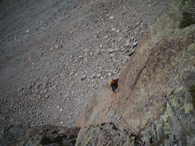 Vía Mally 250m/6a. Midi d´ossau