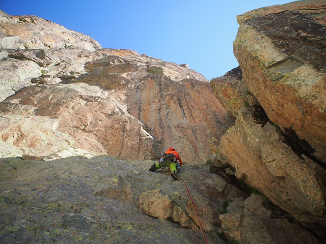 Vía Mally 250m/6a. Midi d´ossau