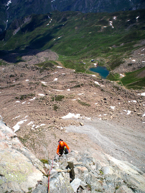 Vía Mally 250m/6a. Midi d´ossau