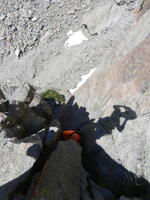 Vía Mally 250m/6a. Midi d´ossau