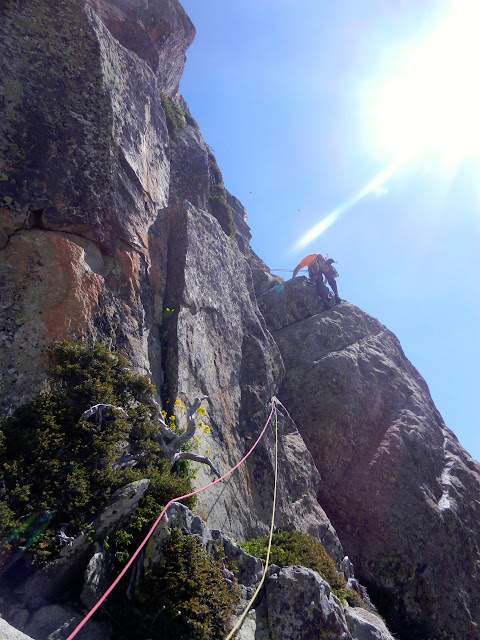 Vía Mally 250m/6a. Midi d´ossau