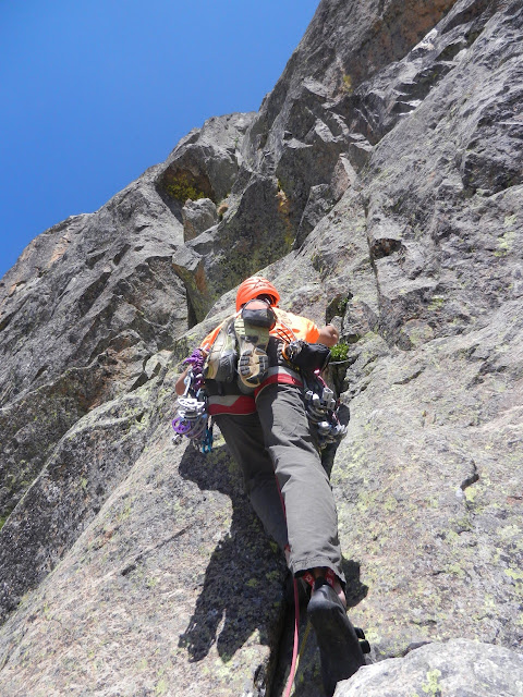 Vía Mally 250m/6a. Midi d´ossau