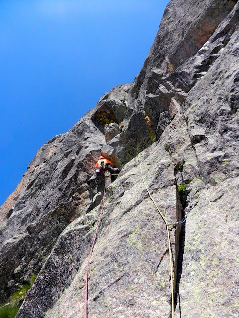 Vía Mally 250m/6a. Midi d´ossau