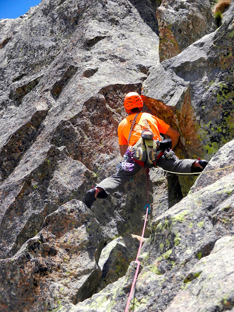 Vía Mally 250m/6a. Midi d´ossau