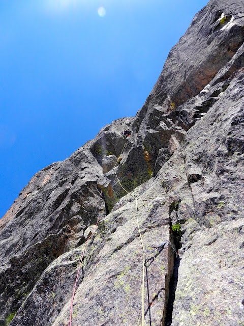 Vía Mally 250m/6a. Midi d´ossau