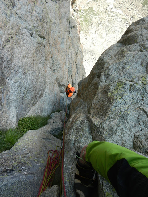 Vía Mally 250m/6a. Midi d´ossau