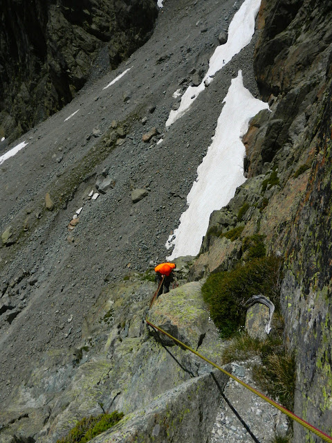 Vía Mally 250m/6a. Midi d´ossau