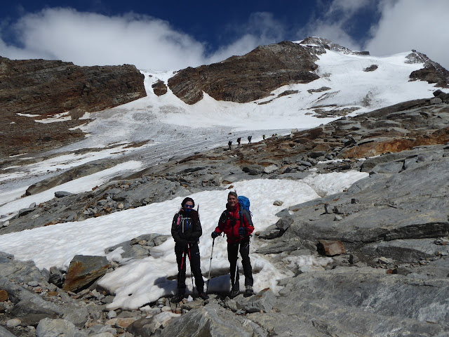 Guiada al Monte Rosa, punta Margarita 4.559m.