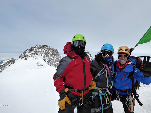 Guiada al Monte Rosa, punta Margarita 4.559m.