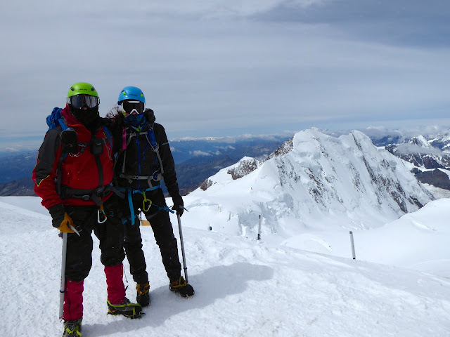 Guiada al Monte Rosa, punta Margarita 4.559m.