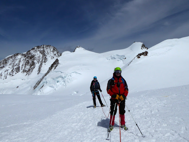 Guiada al Monte Rosa, punta Margarita 4.559m.