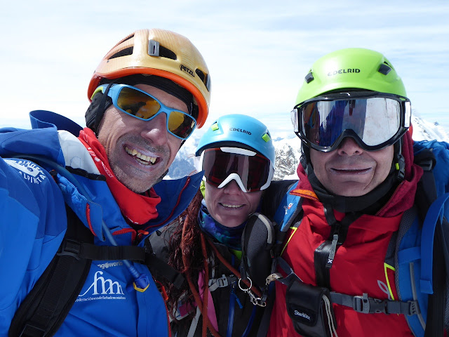 Guiada al Monte Rosa, punta Margarita 4.559m.