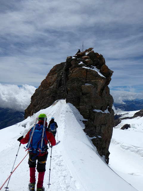 Guiada al Monte Rosa, punta Margarita 4.559m.