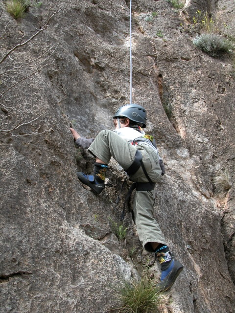 Escalada familiar en Morata