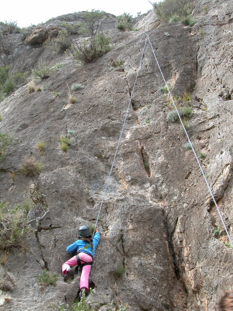 Escalada familiar en Morata
