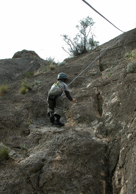 Escalada familiar en Morata