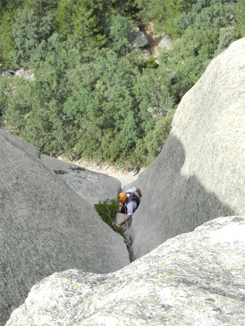 Oeste del Pájaro, Pedriza. 20 años escalando juntos