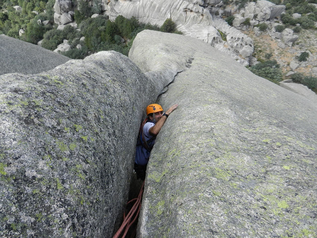Oeste del Pájaro, Pedriza. 20 años escalando juntos
