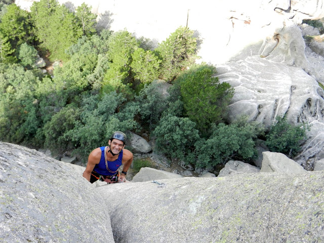Oeste del Pájaro, Pedriza. 20 años escalando juntos