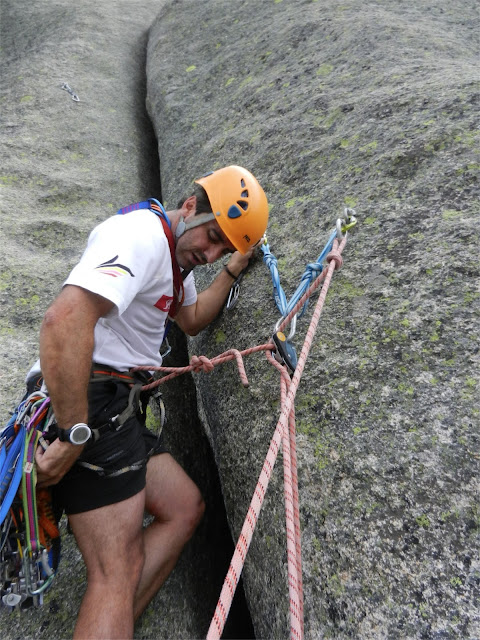 Oeste del Pájaro, Pedriza. 20 años escalando juntos