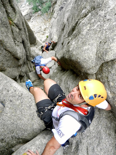 Oeste del Pájaro, Pedriza. 20 años escalando juntos