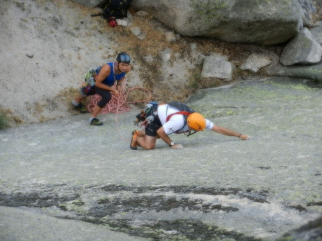 Oeste del Pájaro, Pedriza. 20 años escalando juntos