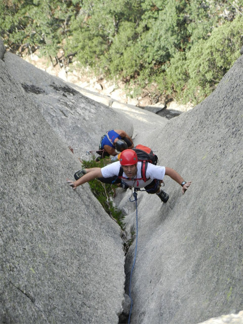 Oeste del Pájaro, Pedriza. 20 años escalando juntos