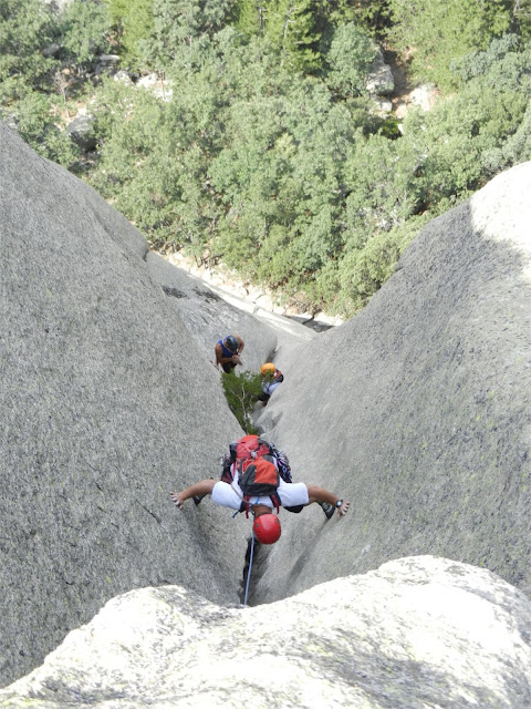 Oeste del Pájaro, Pedriza. 20 años escalando juntos