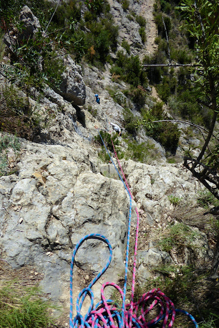 Vía Asterix 150m (6a/V+ obl.) Olvena.