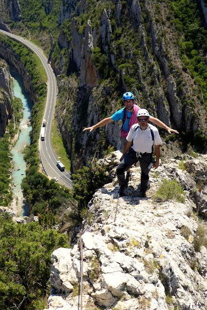 Vía Asterix 150m (6a/V+ obl.) Olvena.
