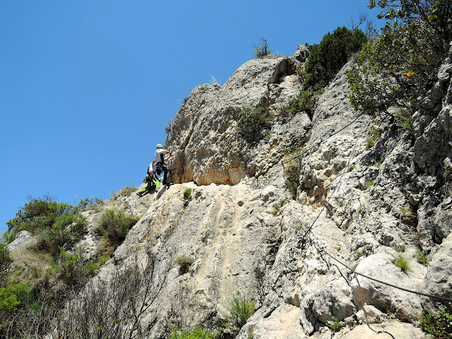Vía Asterix 150m (6a/V+ obl.) Olvena.