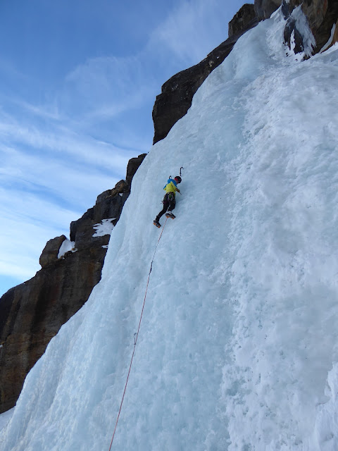 Cascada de hielo Patri, Cogne, Alpes Italianos