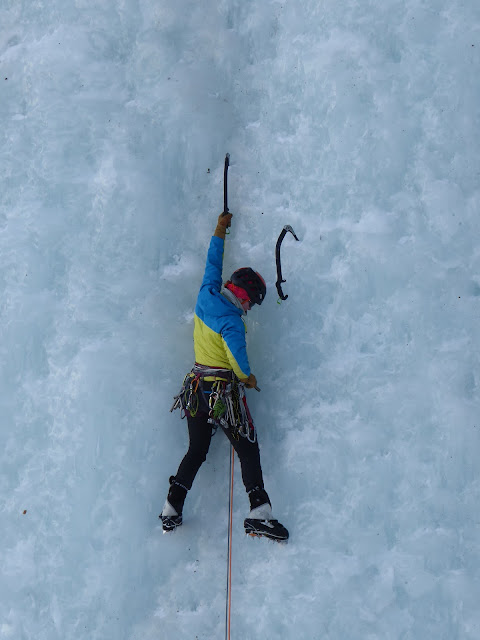 Cascada de hielo Patri, Cogne, Alpes Italianos